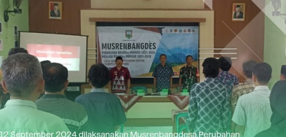 MUSRENBANGDES PERUBAHAN RPJM